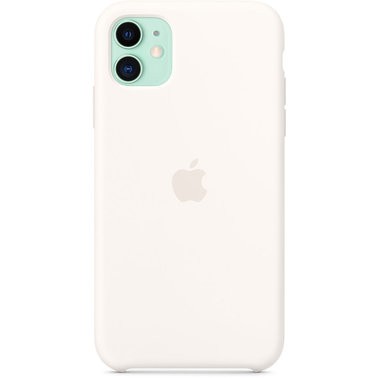 Чохол силіконовий оригінальний iPhone 11 Silicone Case – White (MWVX2) - ТвойGadget