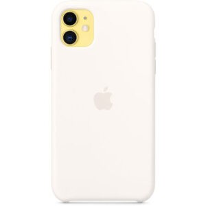 Чохол силіконовий оригінальний iPhone 11 Silicone Case - White (MWVX2) - Зображення 4