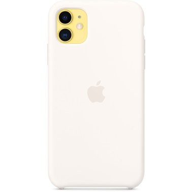 Чохол силіконовий оригінальний iPhone 11 Silicone Case – White (MWVX2) - ТвойGadget