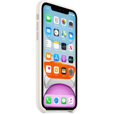 Чохол силіконовий оригінальний iPhone 11 Silicone Case – White (MWVX2) - ТвойGadget