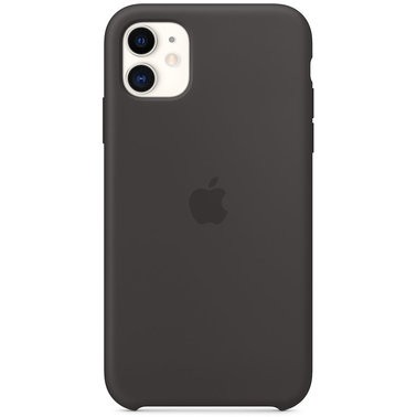 Чохол силіконовий оригінальний iPhone 11 Silicone Case – Black (MWVU2) - ТвойGadget