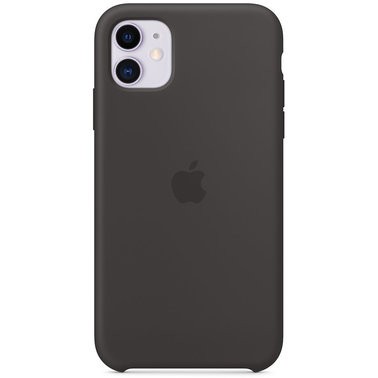 Чохол силіконовий оригінальний iPhone 11 Silicone Case – Black (MWVU2) - ТвойGadget