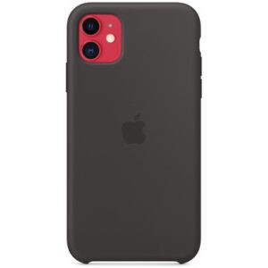 Чохол силіконовий оригінальний iPhone 11 Silicone Case - Black (MWVU2) - Зображення 3