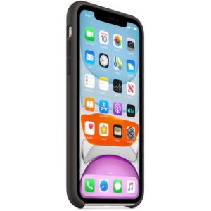 Чохол силіконовий оригінальний iPhone 11 Silicone Case - Black (MWVU2) - Зображення 2
