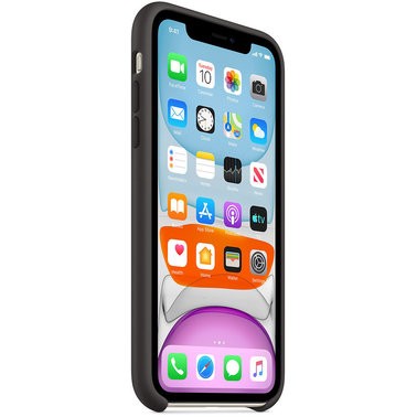 Чохол силіконовий оригінальний iPhone 11 Silicone Case – Black (MWVU2) - ТвойGadget