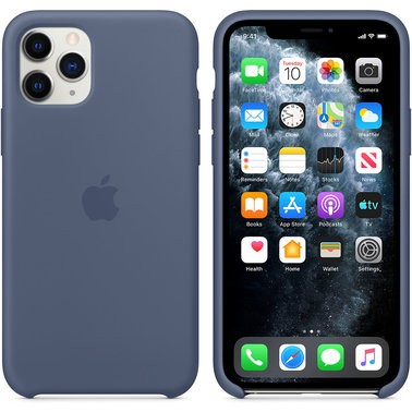 Чохол силіконовий оригінальний iPhone 11 Pro Max Silicone Case – Alaskan Blue (MX032) - ТвойGadget