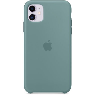 Чохол силіконовий оригінальний iPhone 11 Silicone Case – Cactus (MXYW2) - ТвойGadget