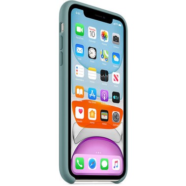 Чохол силіконовий оригінальний iPhone 11 Silicone Case – Cactus (MXYW2) - ТвойGadget