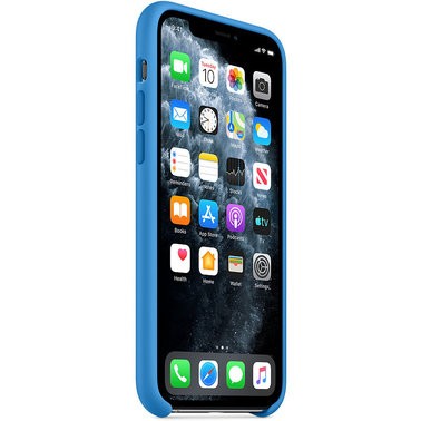Чохол силіконовий оригінальний iPhone 11 Pro Max Silicone Case – Surf Blue (MY1J2) - ТвойGadget