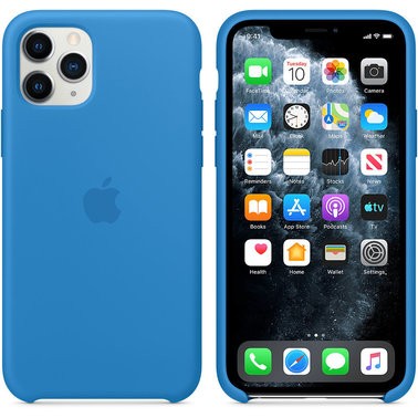 1408466 Чохол силіконовий оригінальний iPhone 11 Pro Max Silicone Case – Surf Blue (MY1J2) - ТвойGadget