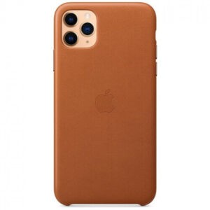 Чохол оригінальний шкіряний iPhone 11 Pro Max Leather Case - Saddle Brown (MX0D2) - Зображення 2