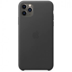 Чохол шкіряний оригінальний iPhone 11 Pro Max Leather Case - Black (MX0E2) - Зображення 5