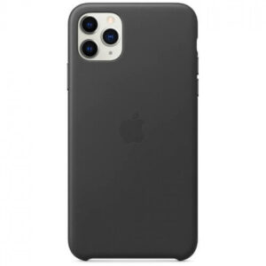 Чохол шкіряний оригінальний iPhone 11 Pro Max Leather Case - Black (MX0E2) - Зображення 4