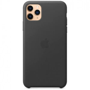 Чохол шкіряний оригінальний iPhone 11 Pro Max Leather Case - Black (MX0E2) - Зображення 3