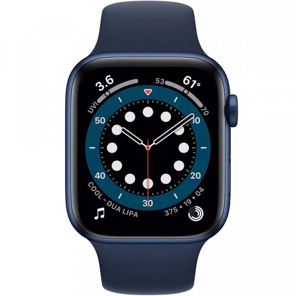 Apple Watch Series 6 GPS 40mm Blue Aluminum Case w. Deep Navy Sport B. (MG143) - ТвойGadget