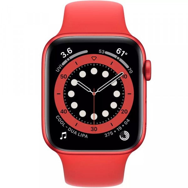 Apple Watch Series 6 GPS 40mm (PRODUCT) RED Aluminum Case w. (PRODUCT) RED Sport B. (M00A3) - ТвойGadget