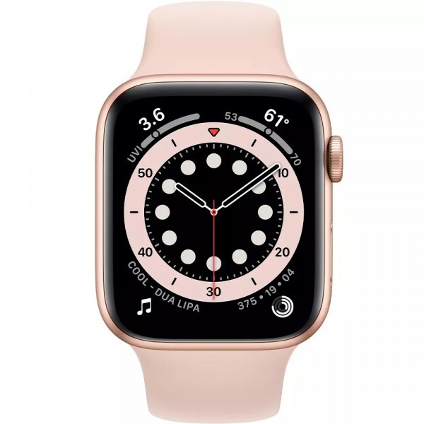 Apple Watch Series 6 GPS 40mm Gold Aluminum Case w. Pink Sand Sport B. (MG123) - ТвойGadget