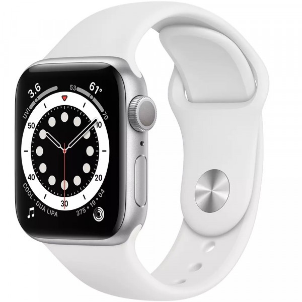 apple-watch-series-6-gps-40mm-si_1 Apple Watch Series 6 GPS 40mm Silver Aluminum Case w. White Sport B. (MG283) - ТвойGadget