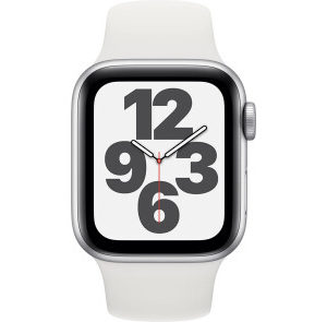 Apple Watch SE GPS 40mm Silver Aluminum Case w. White Sport B. (MYDM2) - ТвойGadget