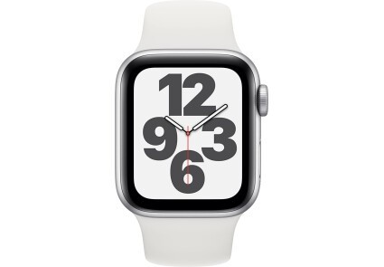 Apple Watch SE GPS 40mm Silver Aluminum Case w. White Sport B. (MYDM2) - ТвойGadget