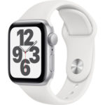 Apple Watch SE GPS 40mm Gold Aluminum Case w. Pink Sand Sport B. (MYDN2) - ТвойGadget