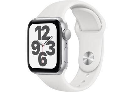 Apple Watch SE GPS 40mm Silver Aluminum Case w. White Sport B. (MYDM2) - ТвойGadget