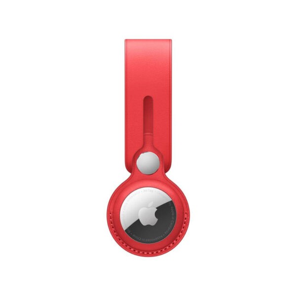 Apple AirTag Leather Loop Product Red (MK0V3) - ТвойGadget