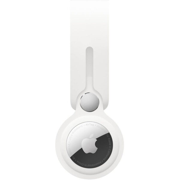 Apple AirTag Leather Loop White (MX4F2) - ТвойGadget