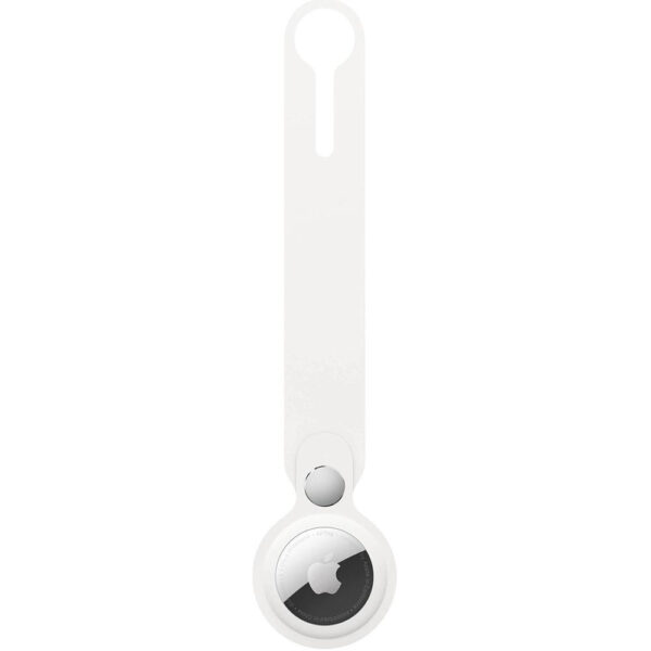 Apple AirTag Leather Loop White (MX4F2) - ТвойGadget