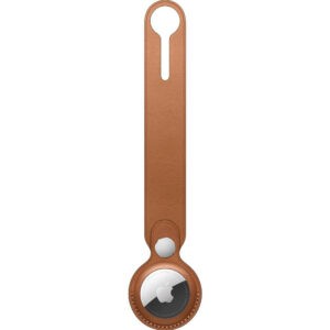 Apple AirTag Leather Loop Saddle Brown (MX4A2) - ТвойGadget