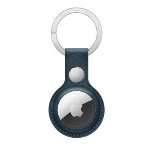 Apple AirTag Leather Key Ring Blue (MHJ23)