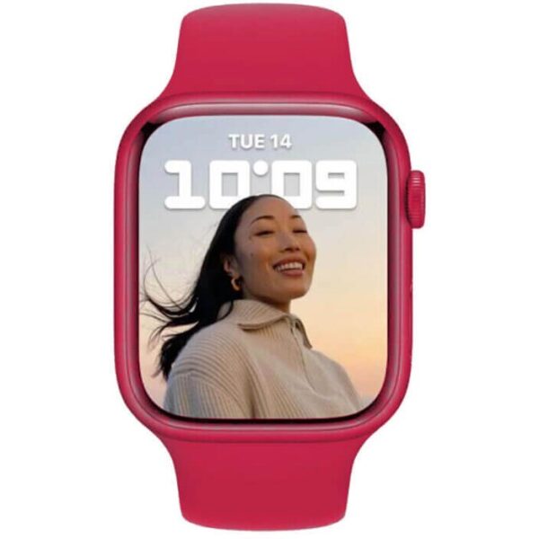 Apple Watch Series 7 GPS, 41mm (PRODUCT)RED Aluminium Case (MKN23) - ТвойGadget