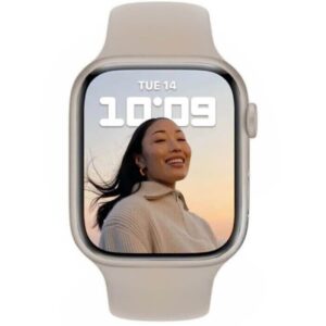 Apple Watch Series 7 GPS 45mm Starlight Aluminum Case (MKN63)