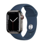 Apple Watch Series 7 GPS + Cellular 45mm Graphite S. Steel Case w. Graphite Milanese Loop (MKJJ3) - ТвойGadget