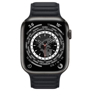 Apple Watch Edition Series 7 LTE 45mm S. Black Titanium Case w. Midnight L. Link S/M (ML8V3+ML813) — изображение 1