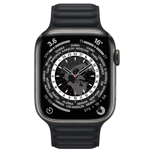 ML823_VW_PF+watch-45-titanium-dark-cell-edition7s_VW_PF_WF_CO_GEO_IN Apple Watch Edition Series 7 LTE 45mm S. Black Titanium Case w. Midnight L. Link S/M (ML8V3+ML813) - ТвойGadget