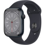 Apple Watch Series 8 GPS 45mm Starlight Aluminum Case with Starlight Sport Band (MNP23) - ТвойGadget