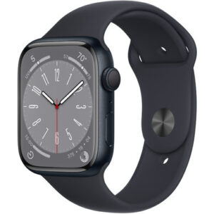 Apple Watch Series 8 GPS 41mm Midnight Aluminum Case w. Midnight Sport Band (MNP53) — изображение 1