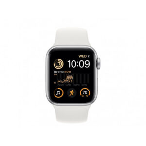 Apple Watch SE 2 GPS 40mm Silver Aluminum Case with White Sport Band (MNJV3) — изображение 2