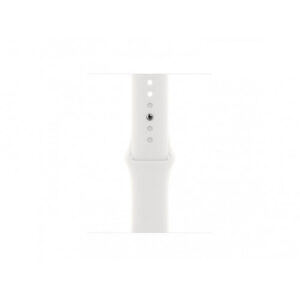 Apple Watch SE 2 GPS 40mm Silver Aluminum Case with White Sport Band (MNJV3) — изображение 3