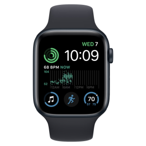 Apple Watch SE 2 GPS 44mm Midnight Aluminum Case with Midnight Sport Band (MNK03) [OPEN BOX] — изображение 2