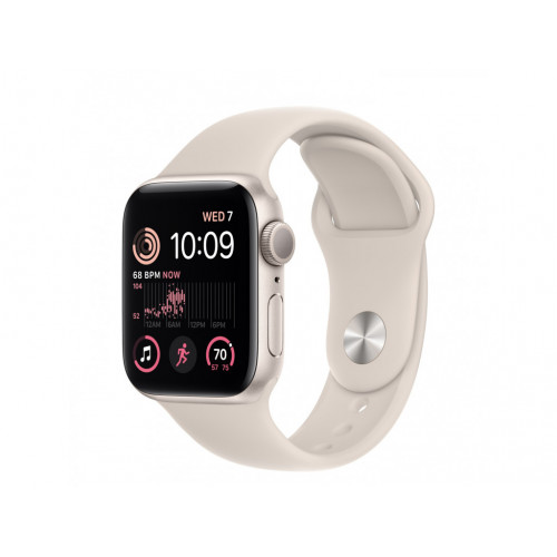 MNJP31 Apple Watch SE 2 GPS 40mm Starlight Aluminum Case with Starlight Sport Band (MNJP3) - ТвойGadget