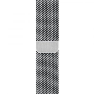Apple Watch Series 6 GPS + Cellular 40mm Silver Stainless Steel Case w. Silver Milanese L. (M02V3) [OPEN BOX] - Зображення 3