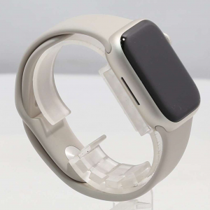 Apple Watch Series 7 GPS 41mm Starlight Aluminum Case With Starlight Sport Band (MKMY3) Б/У - ТвойGadget