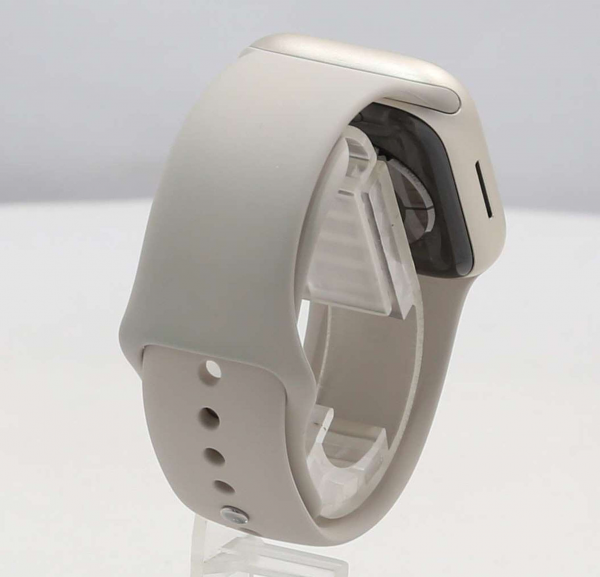 Apple Watch Series 7 GPS 41mm Starlight Aluminum Case With Starlight Sport Band (MKMY3) Б/У - ТвойGadget