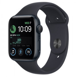 Apple Watch SE 2 GPS 44mm Midnight Aluminum Case w. Midnight S. Band - M/L (MNTG3) - Зображення 1