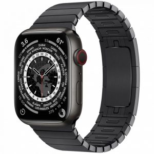 Apple Watch Edition Series 7 LTE 45mm S. Black Titanium Case w. Space Black L. Bracelet (ML8V3+MUHM2) - Зображення 1