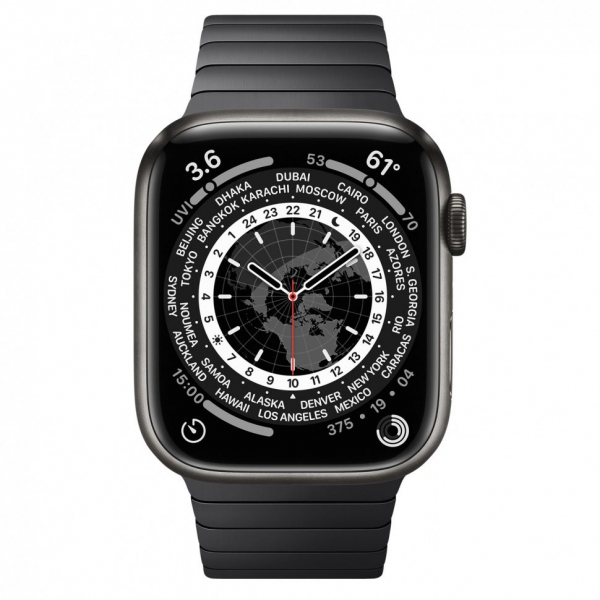 Apple Watch Edition Series 7 LTE 45mm S. Black Titanium Case w. Space Black L. Bracelet (ML8V3+MUHM2) - ТвойGadget