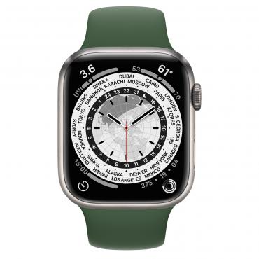 Apple Watch Edition Series 7 LTE 45mm Titanium Case w. Clover Sport Band (ML8W3+MKUN3) - ТвойGadget