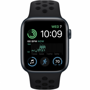 Apple Watch Nike SE 2 GPS 44mm Midnight Aluminum Case w. Black/Black Nike S. Band (MNLC3+MPH43) — изображение 2